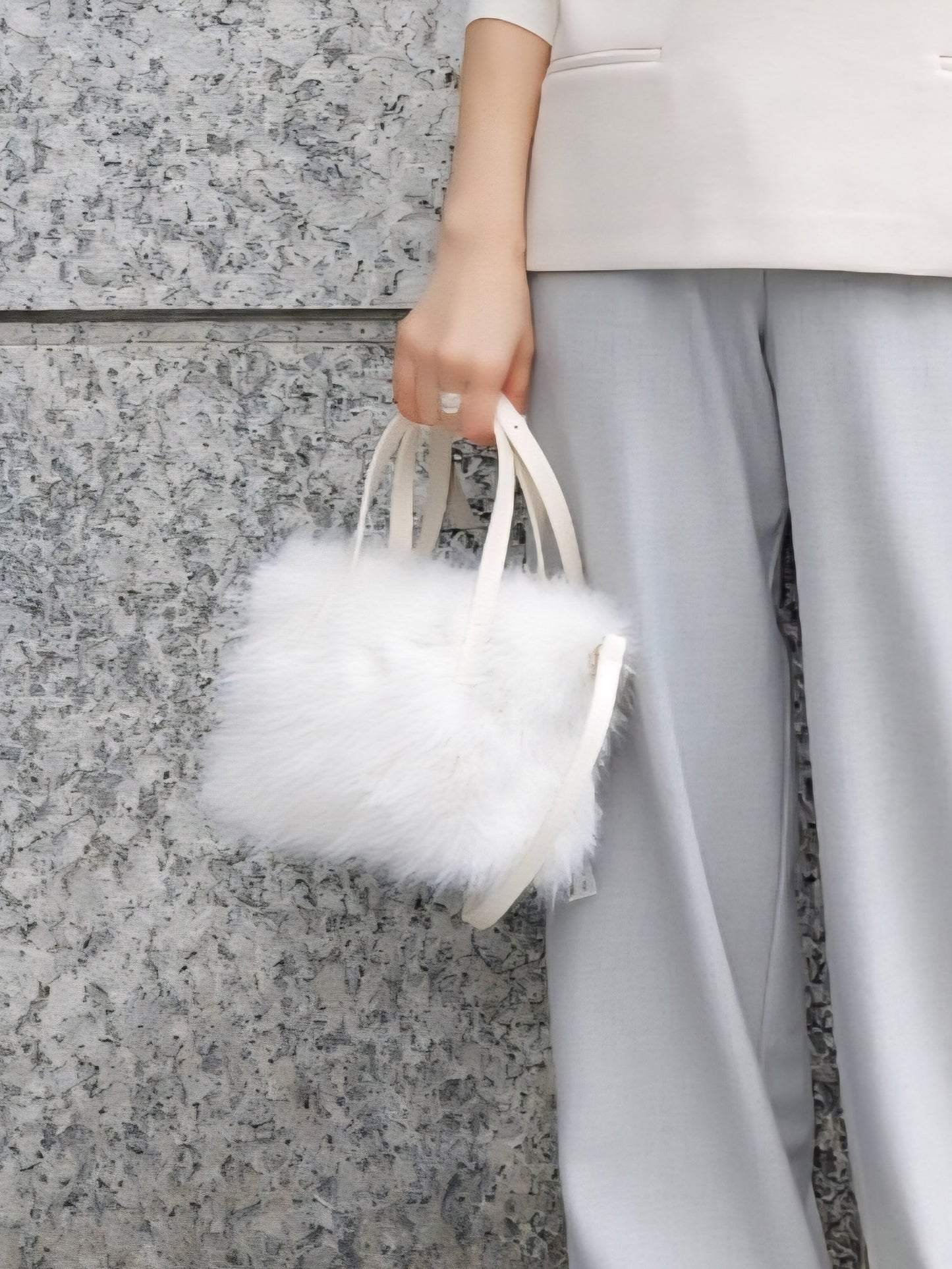 BEATRICE　エコファー２WAYバッグ