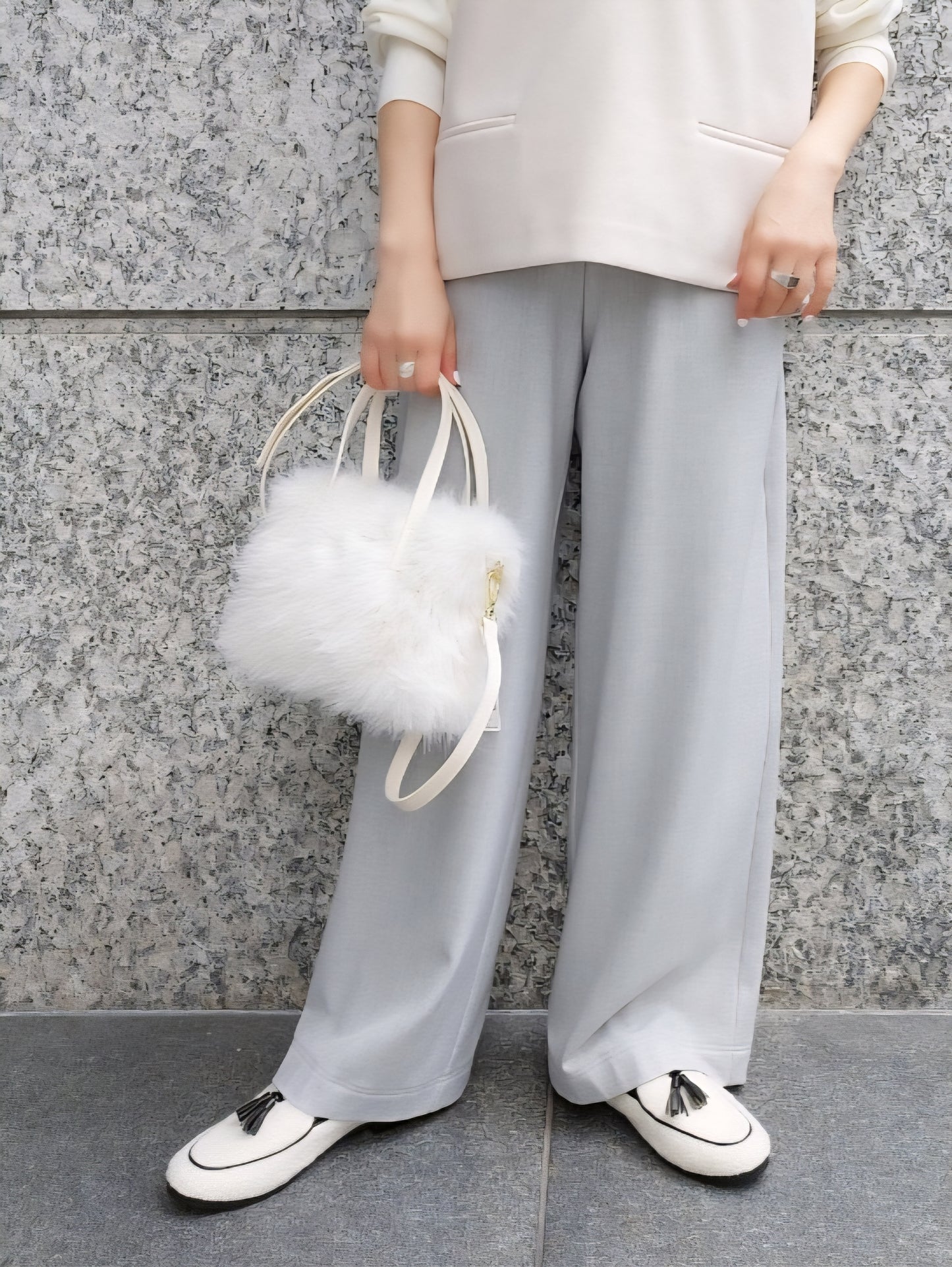 BEATRICE　エコファー２WAYバッグ