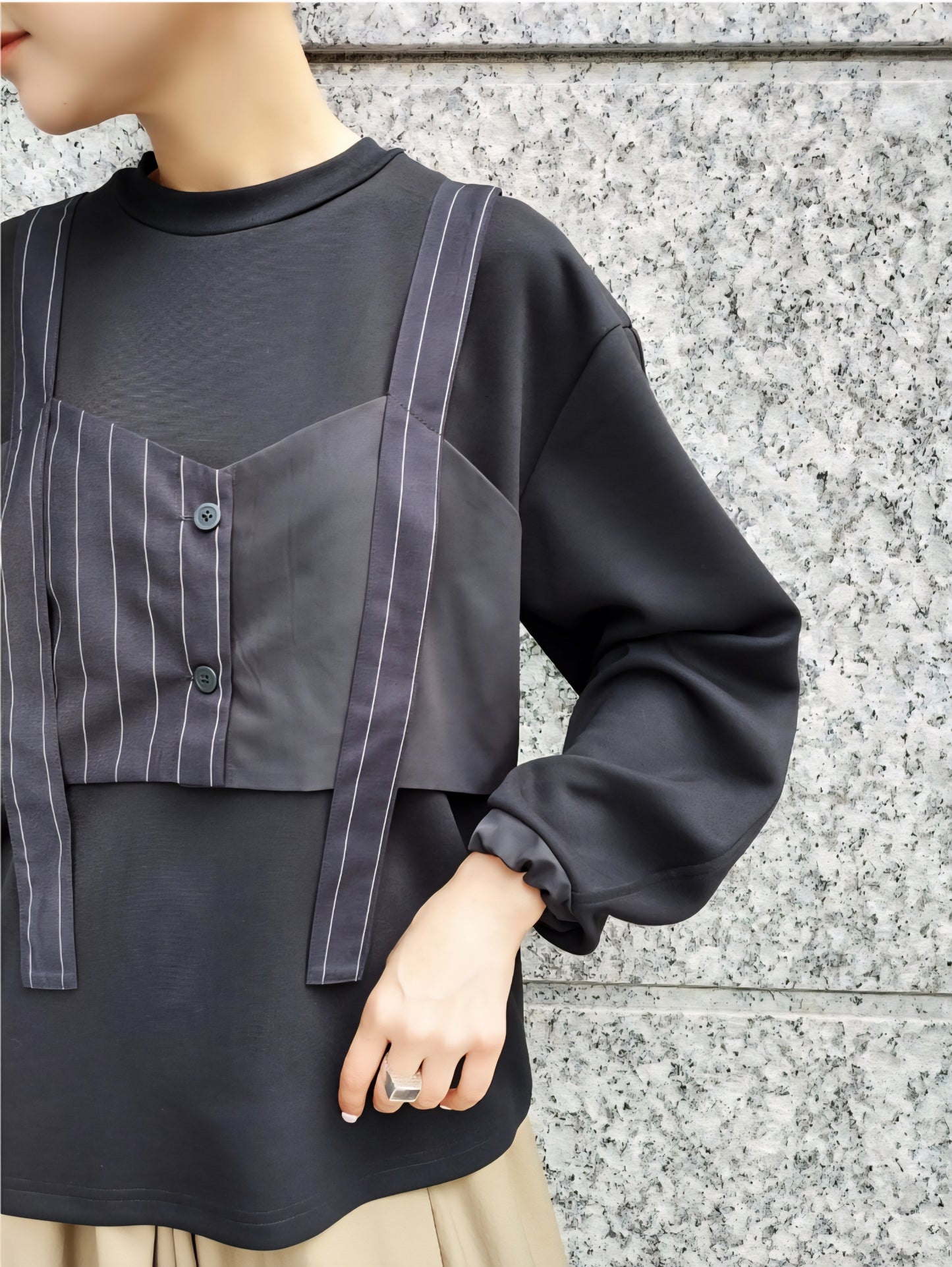 MARECHAL TERRE ビスチェドッキングポンチプルオーバー