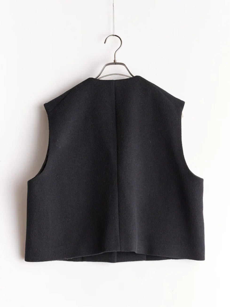 STELLA CIFFON　ウールビーバーショートジレ　