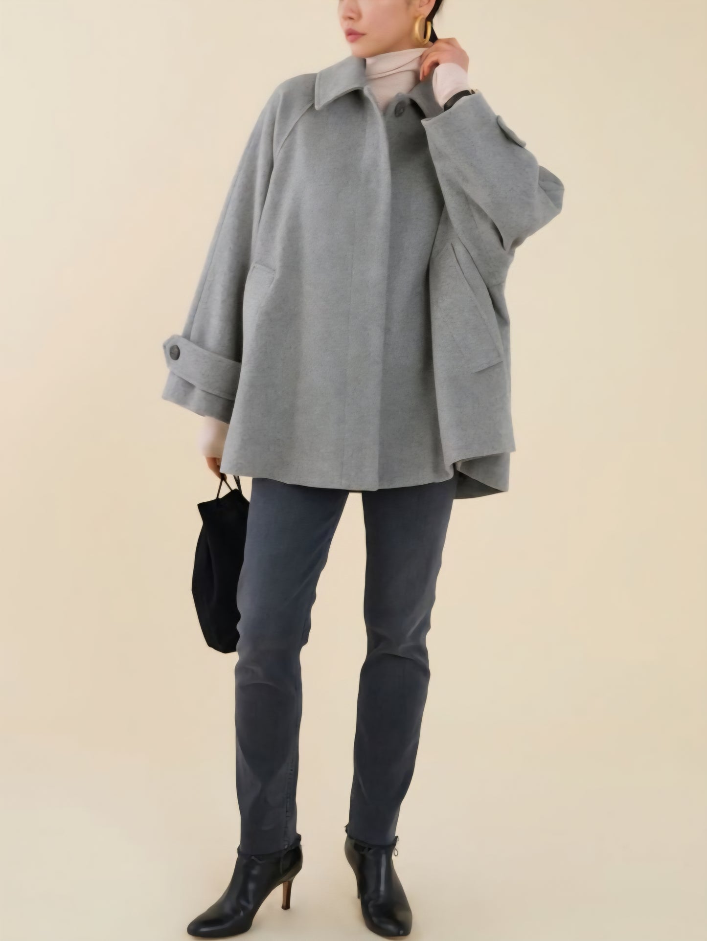 marmors　ウールビーバーテントラインショートコート