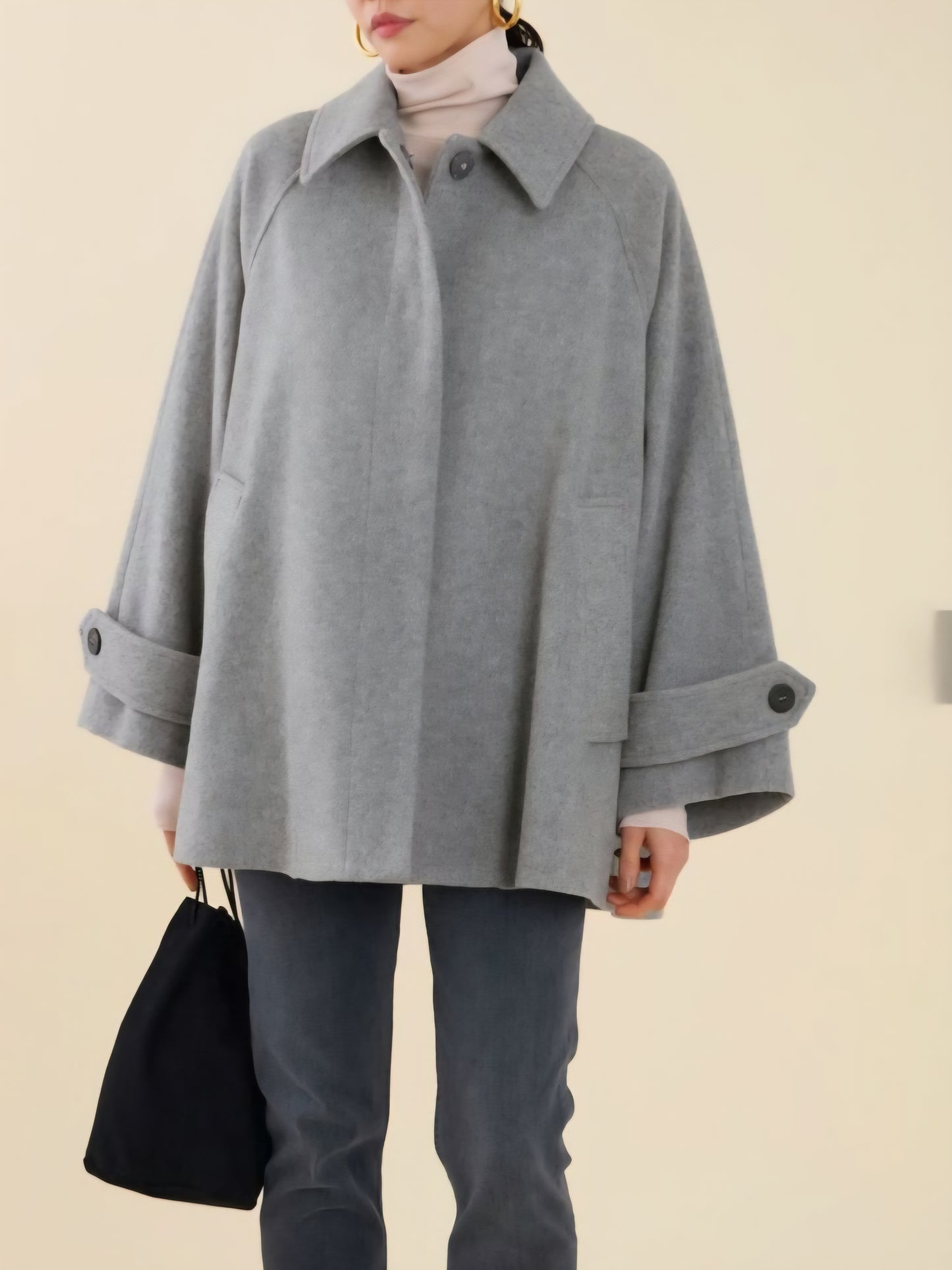 marmors　ウールビーバーテントラインショートコート