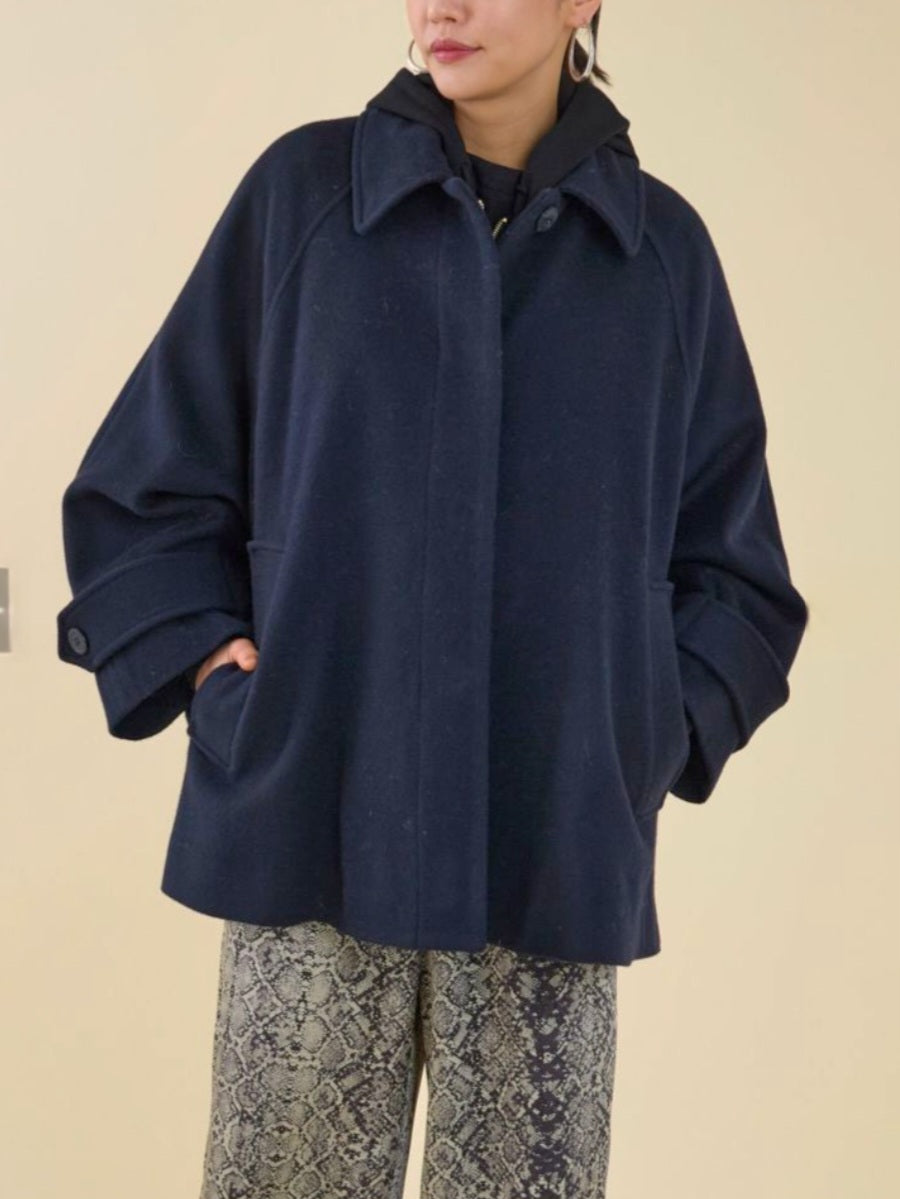 marmors　ウールビーバーテントラインショートコート