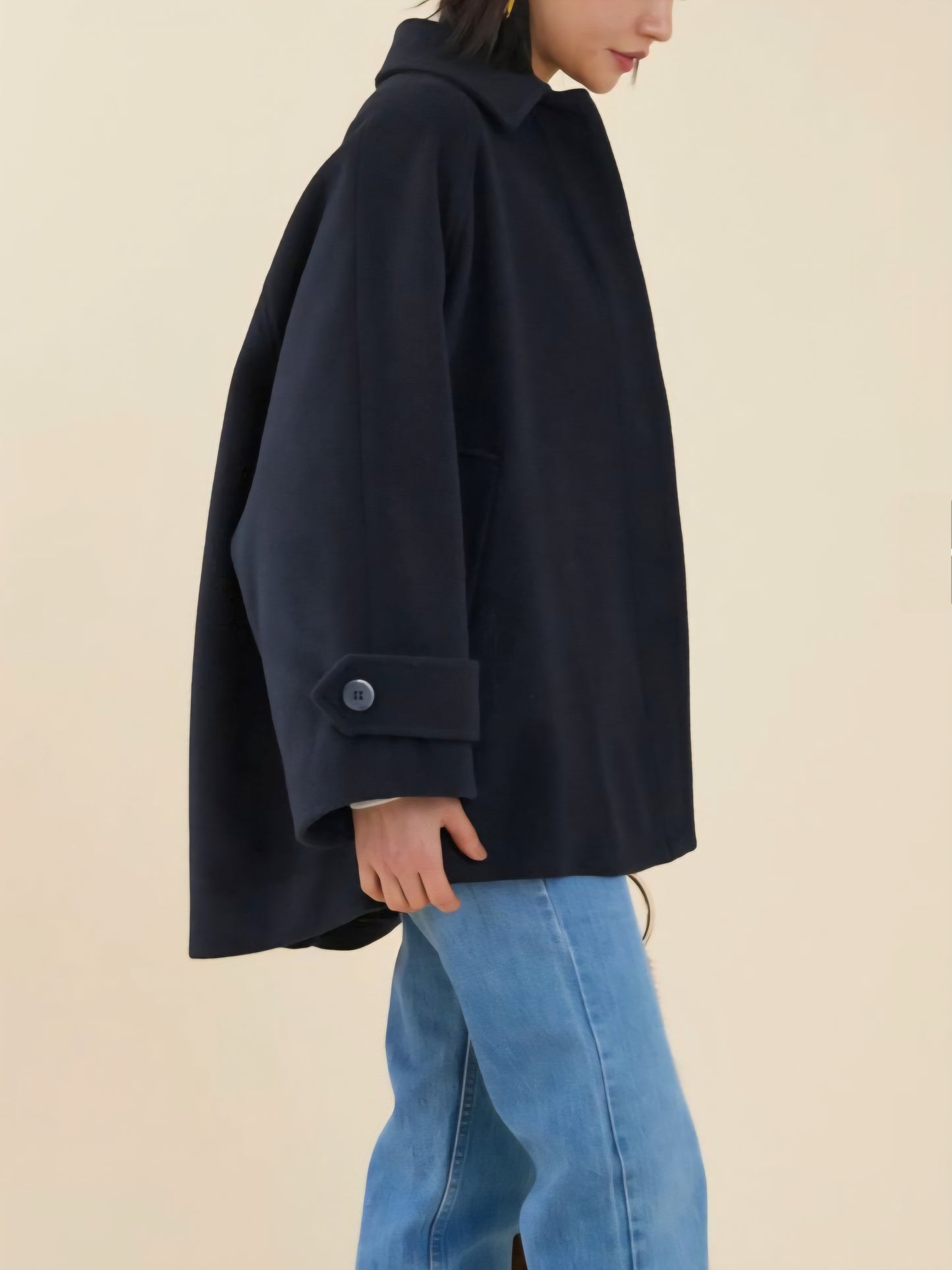 marmors　ウールビーバーテントラインショートコート