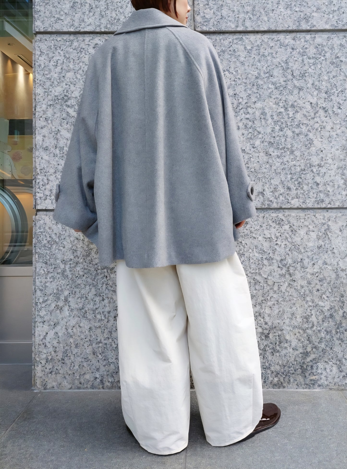 marmors　ウールビーバーテントラインショートコート