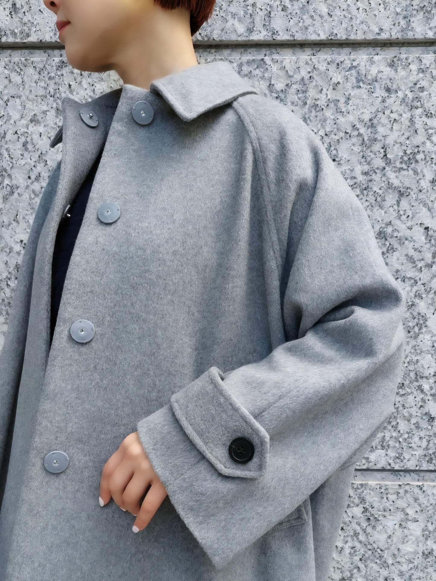 marmors　ウールビーバーテントラインショートコート