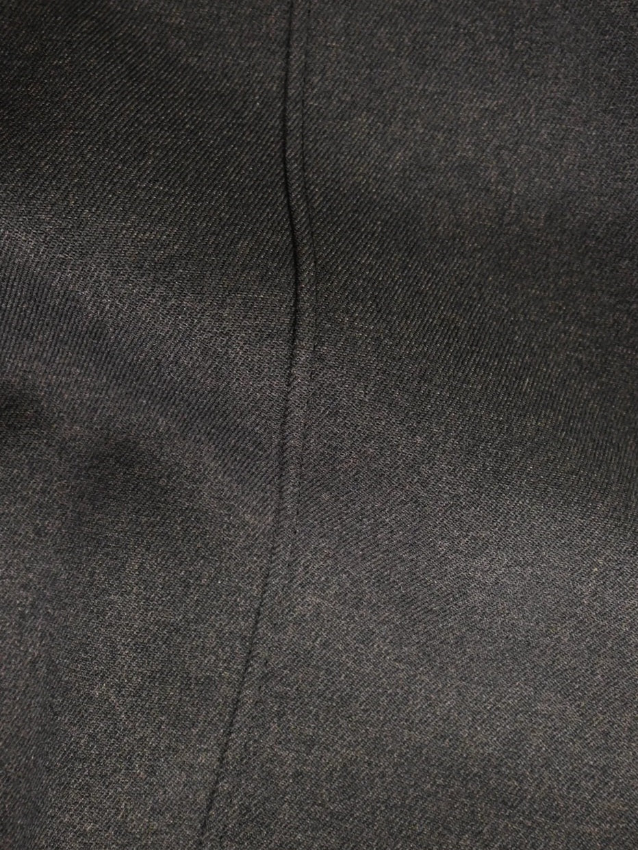 trois　ウールライクウォームバレルパンツ