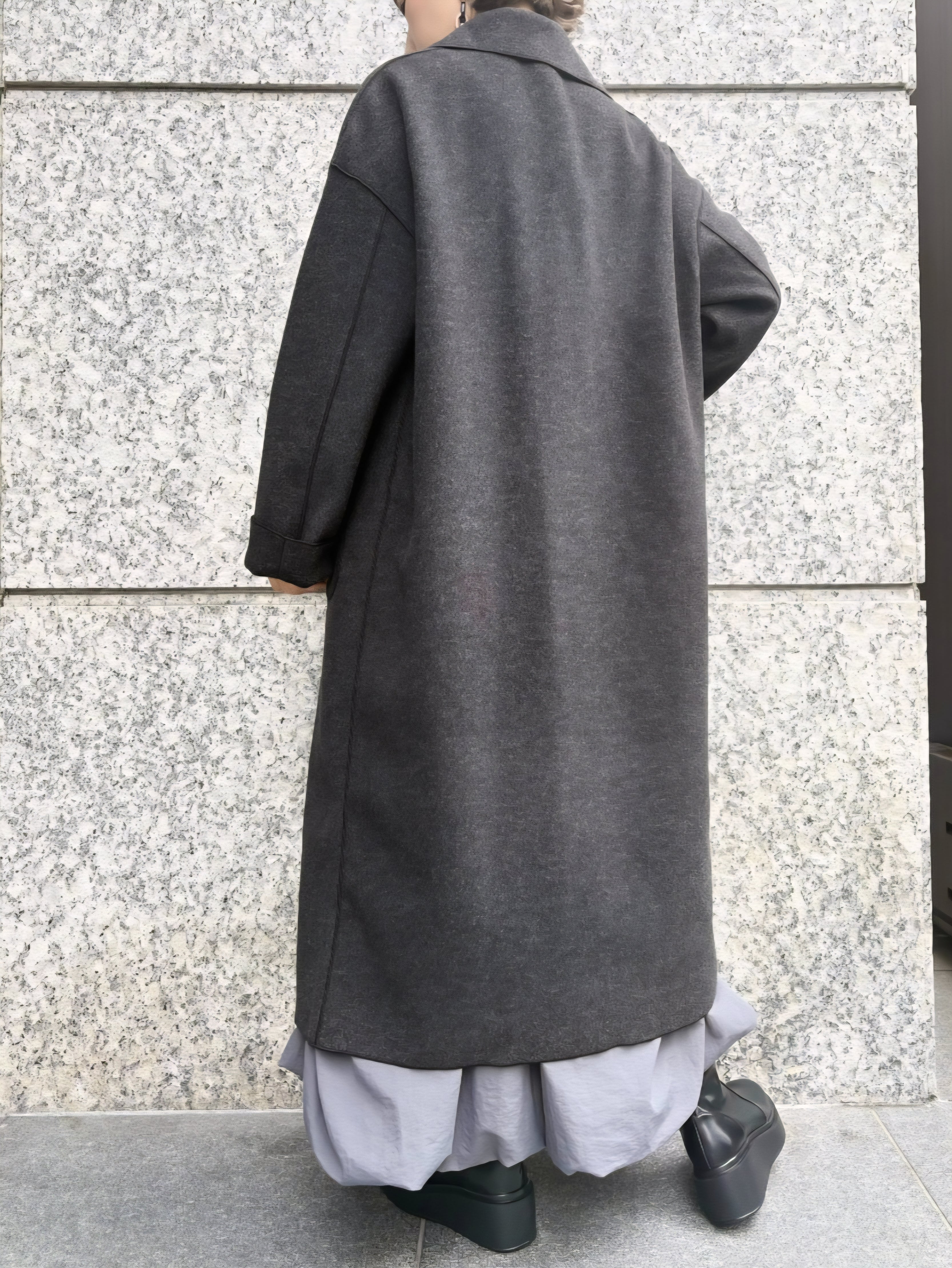 Mylanka ニットパイルテーラードロングコート – TORAYA ONLINE STORE