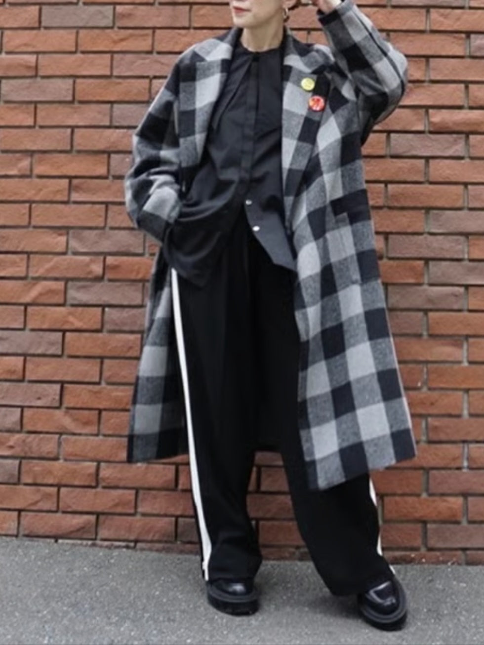 SALE】THOMAS MAGPIE チェックロングチェスターコート – TORAYA ONLINE