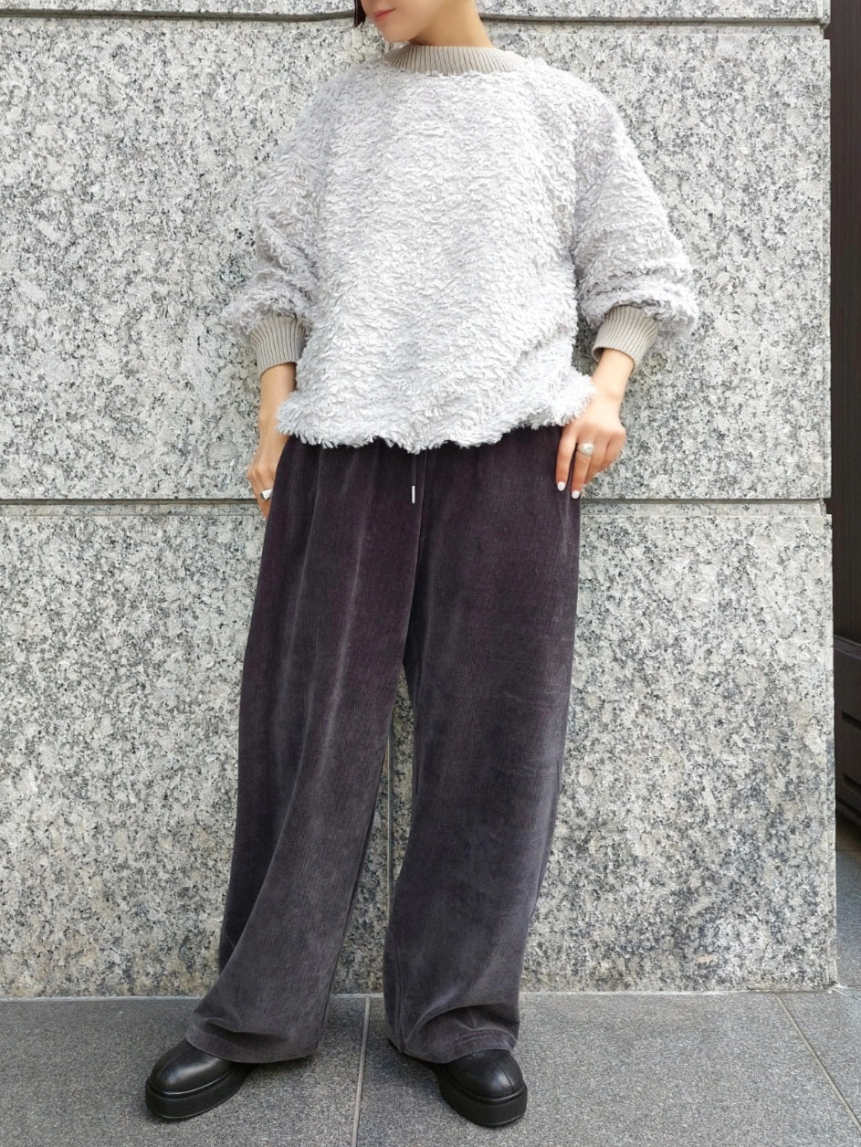 STELLA CIFFON プードルカットジャガードブラウス