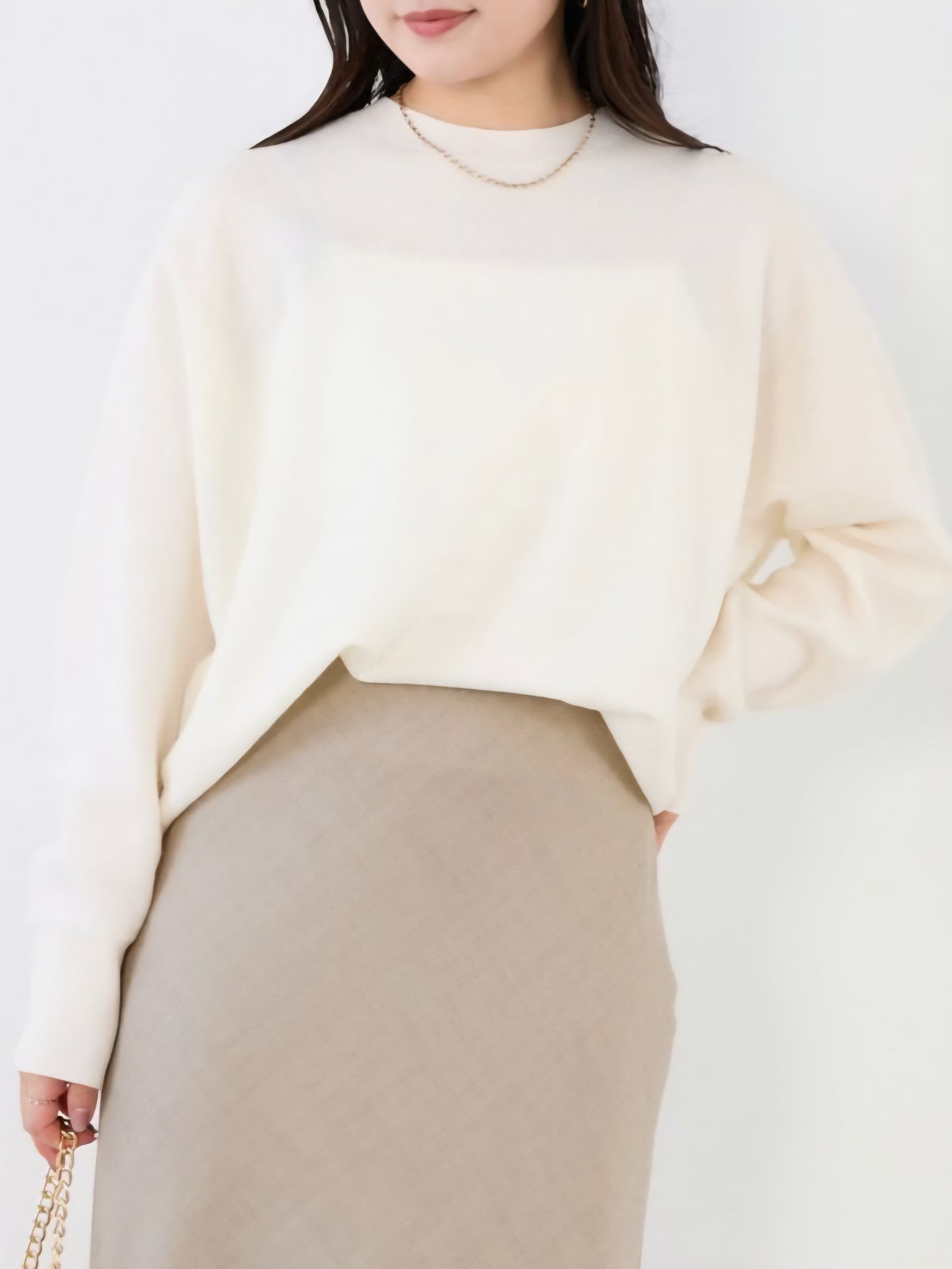 MICA&DEAL ウールブークレドルマンスリーブプルオーバー