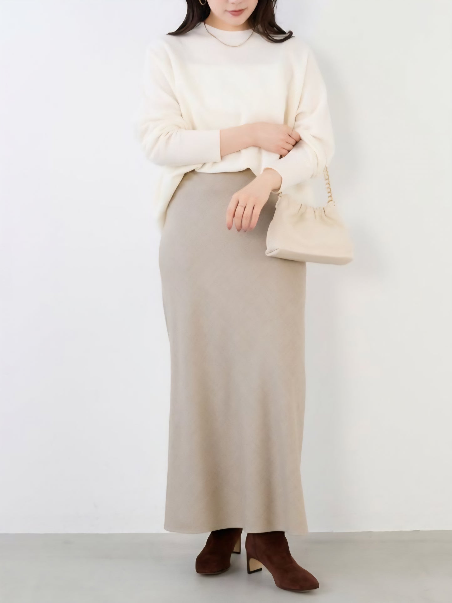 MICA&DEAL ウールブークレドルマンスリーブプルオーバー