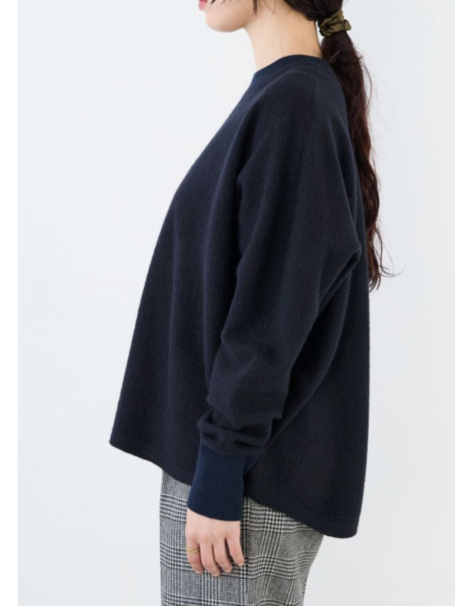 MICA&DEAL ウールブークレドルマンスリーブプルオーバー