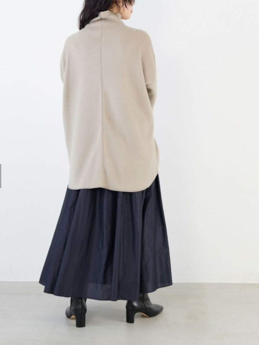 MICA&DEAL タックギャザータフタスカート