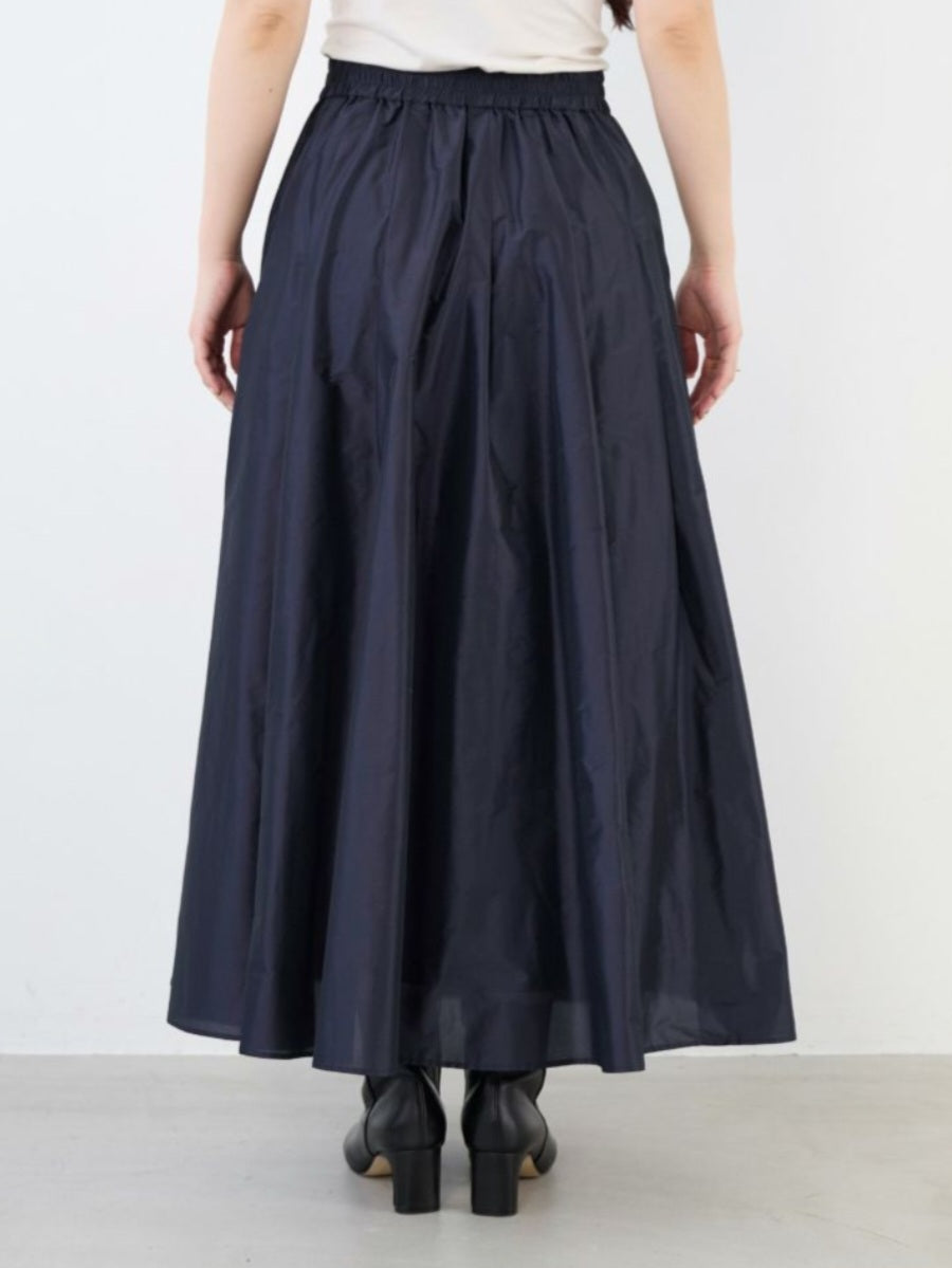 MICA&DEAL タックギャザータフタスカート