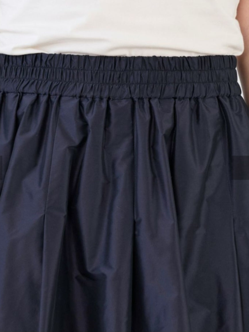 MICA&DEAL タックギャザータフタスカート