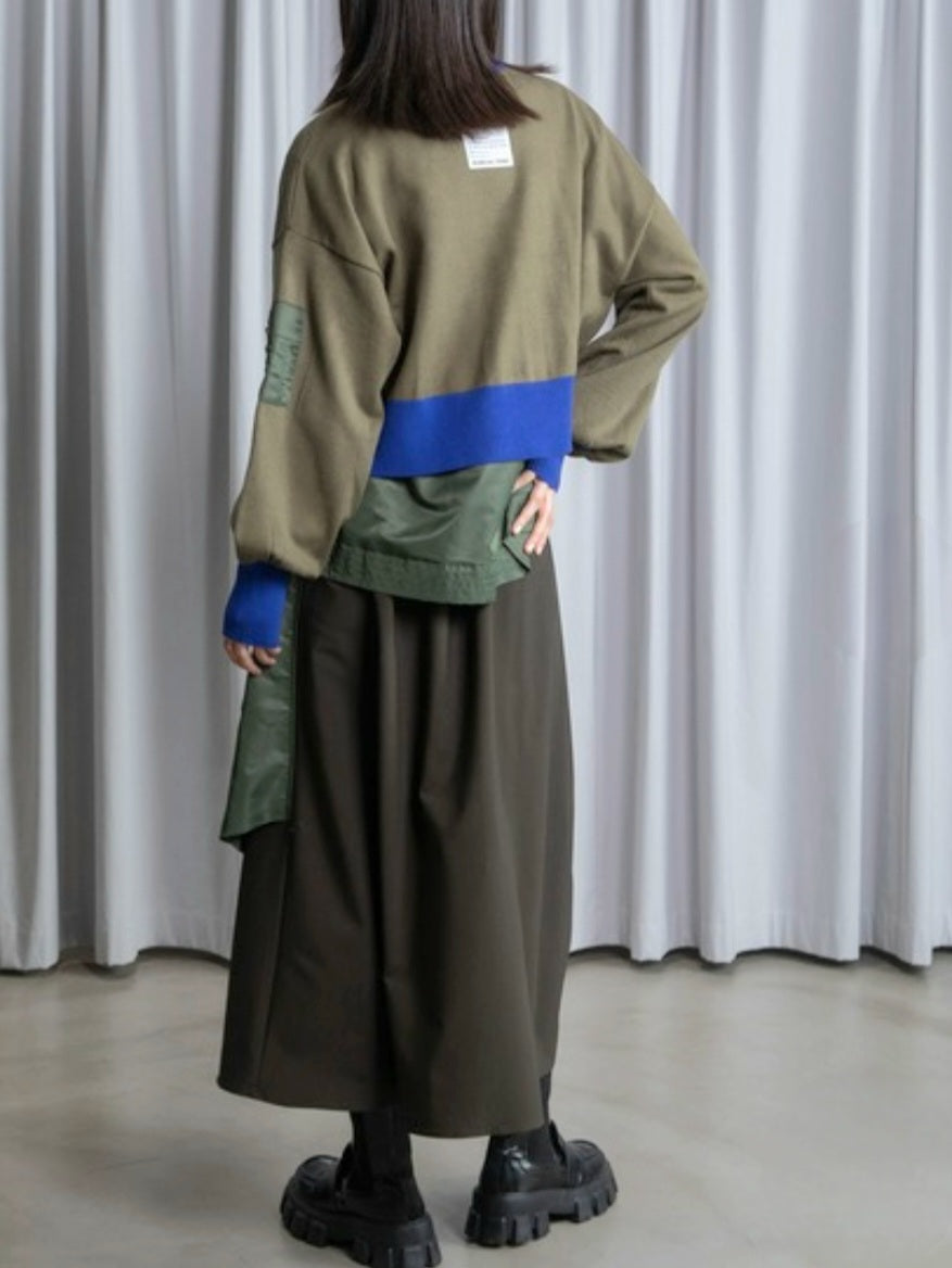 MARECHAL TERRE ミリタリーショートカーディガン