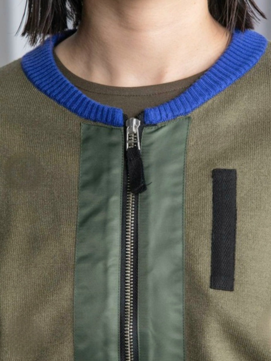 MARECHAL TERRE ミリタリーショートカーディガン