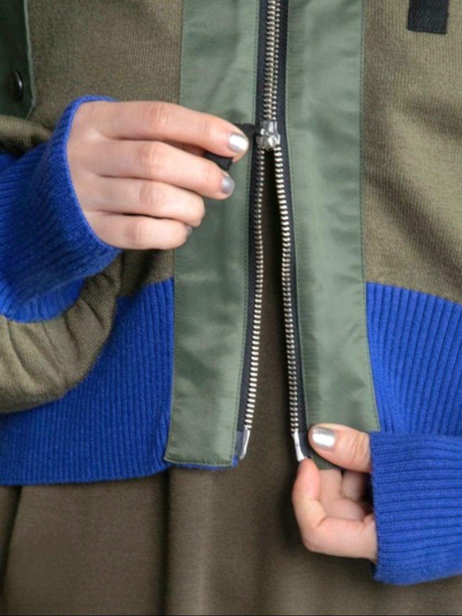 MARECHAL TERRE ミリタリーショートカーディガン