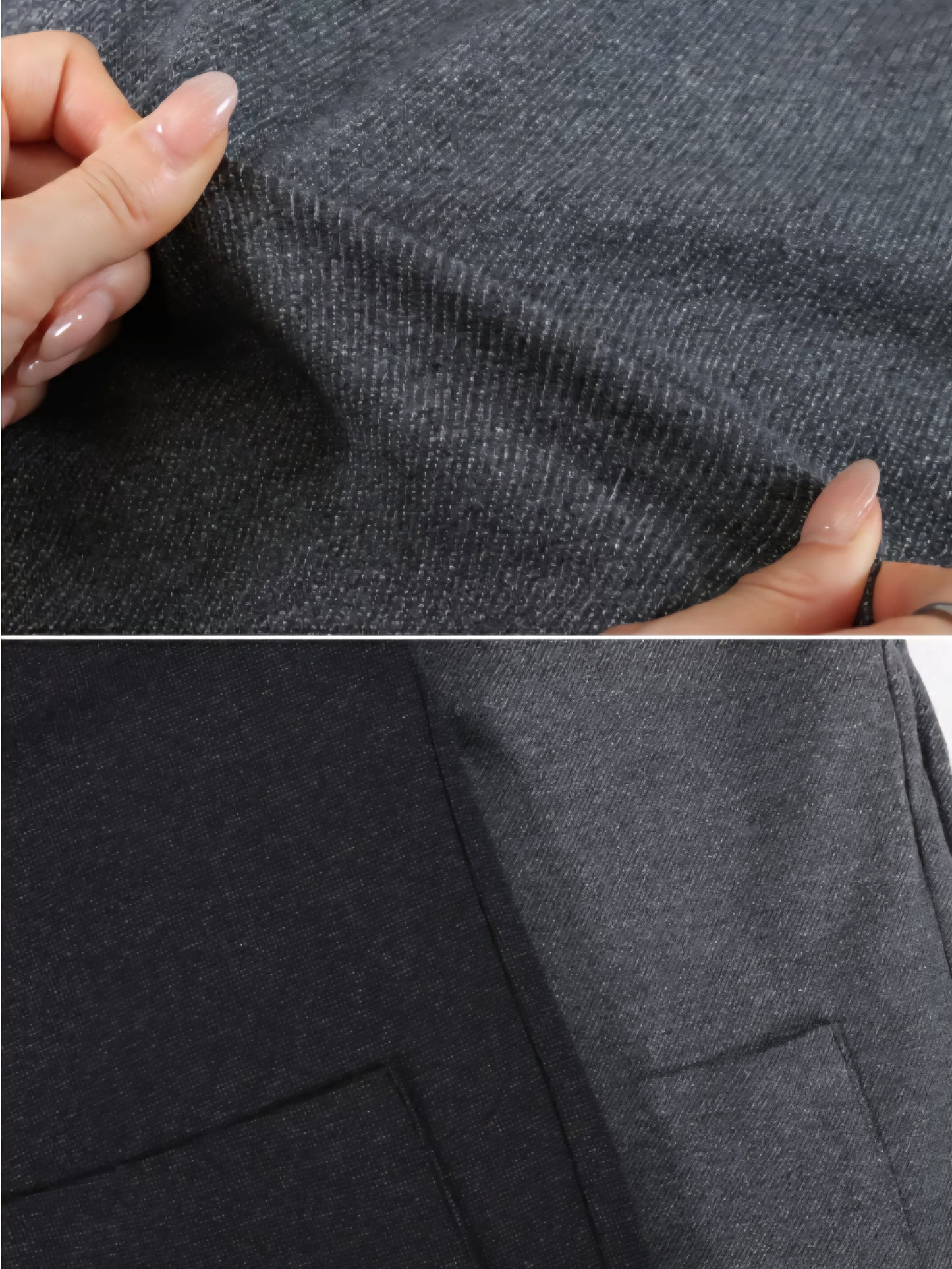 LE MELANGE　ウールコットンジャージコクーンテーラードジャケット