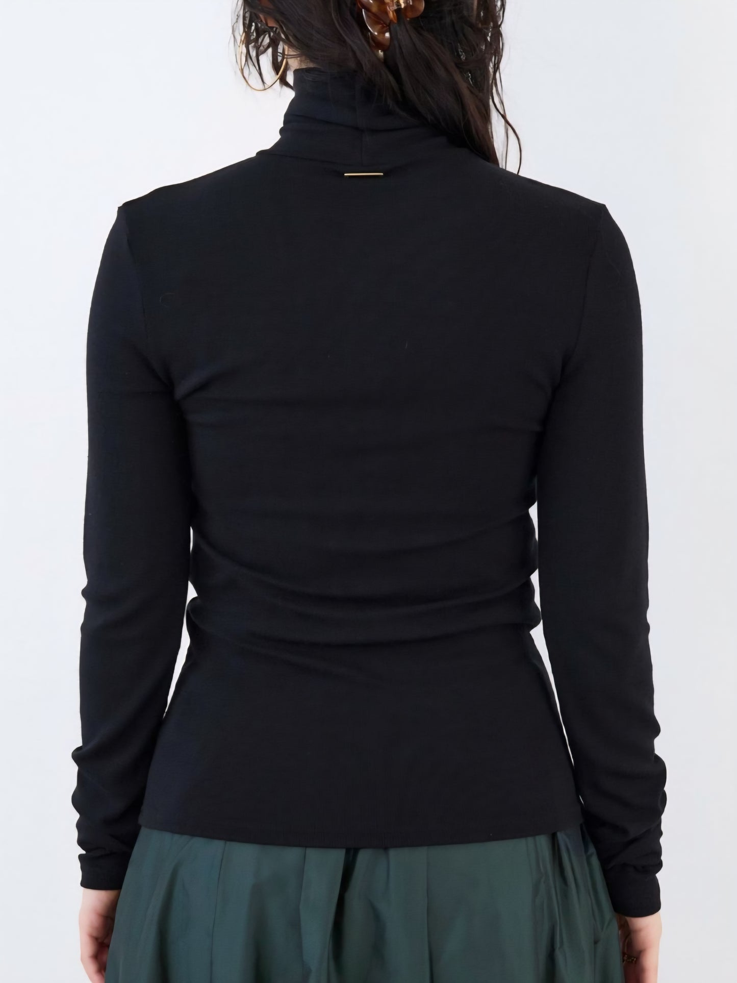 MICA&DEAL　とろけるテレコリブくしゅタートルカットソー