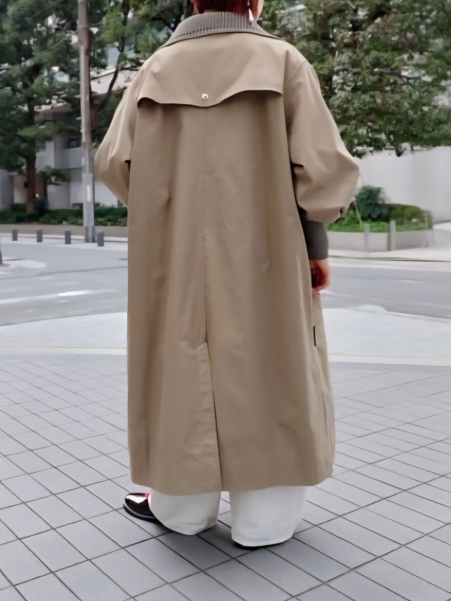 1％　BIGリブ中綿ツイルコート