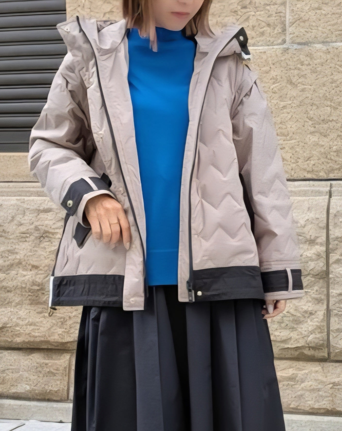 RISLEY　2WAYマウンテンパーカーダウンジャケット