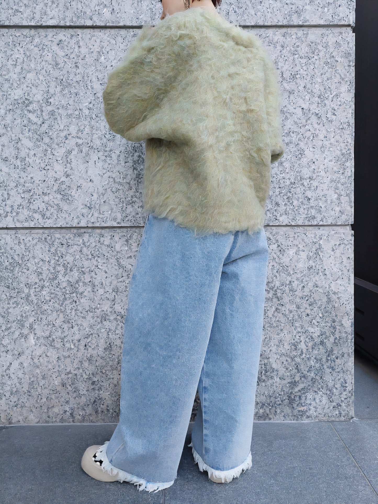 PASSIONE　ふわふわシャギールーズカーディガン