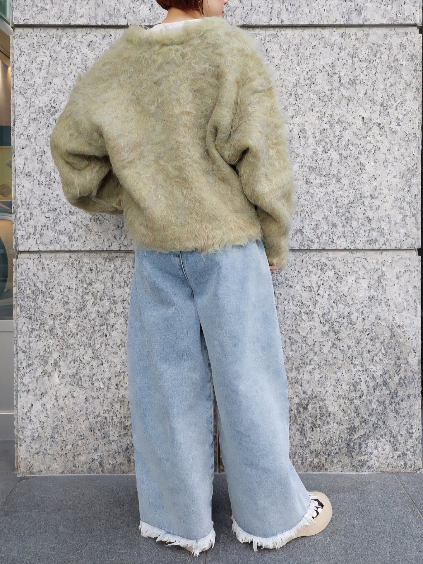 PASSIONE　ふわふわシャギールーズカーディガン