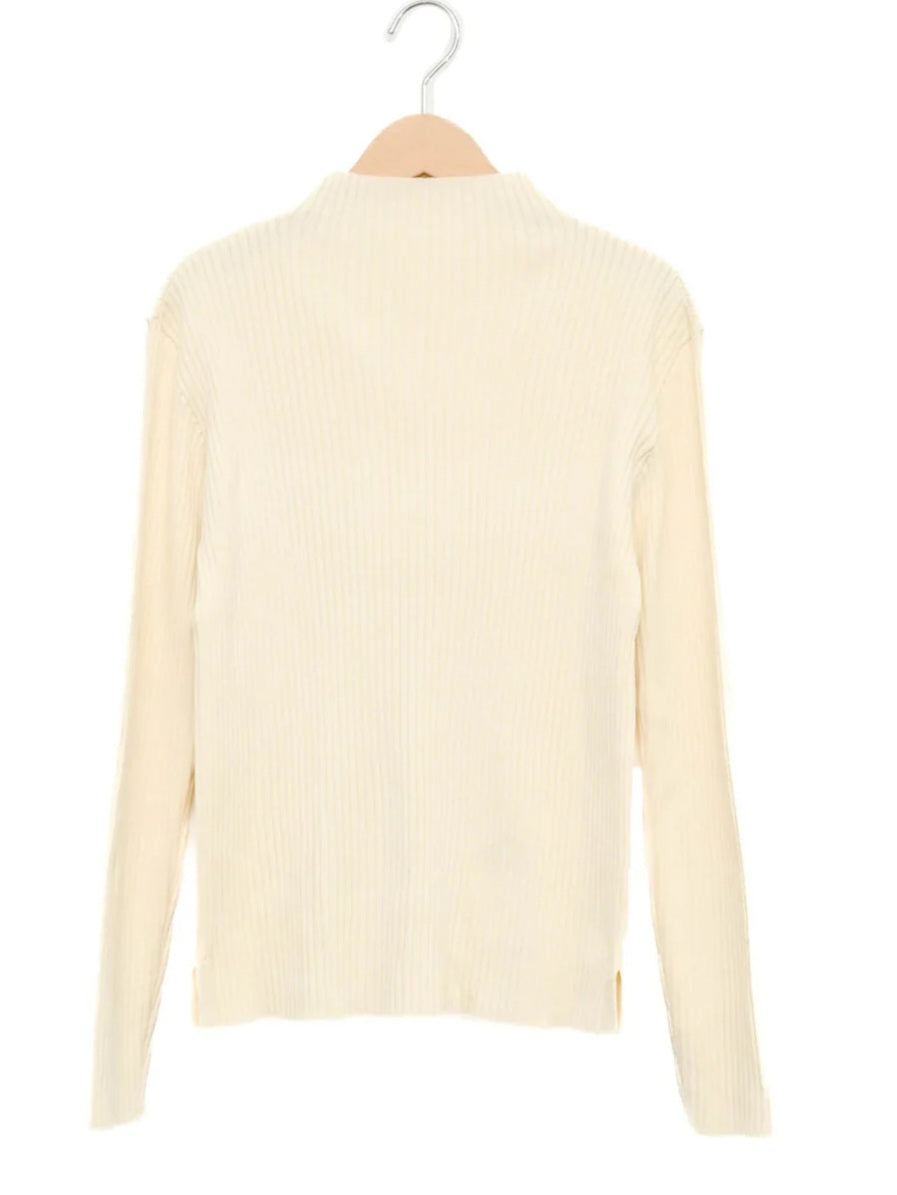 trois　ソフトテレコリブハイネックニット