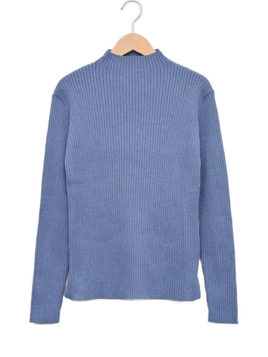 trois　ソフトテレコリブハイネックニット