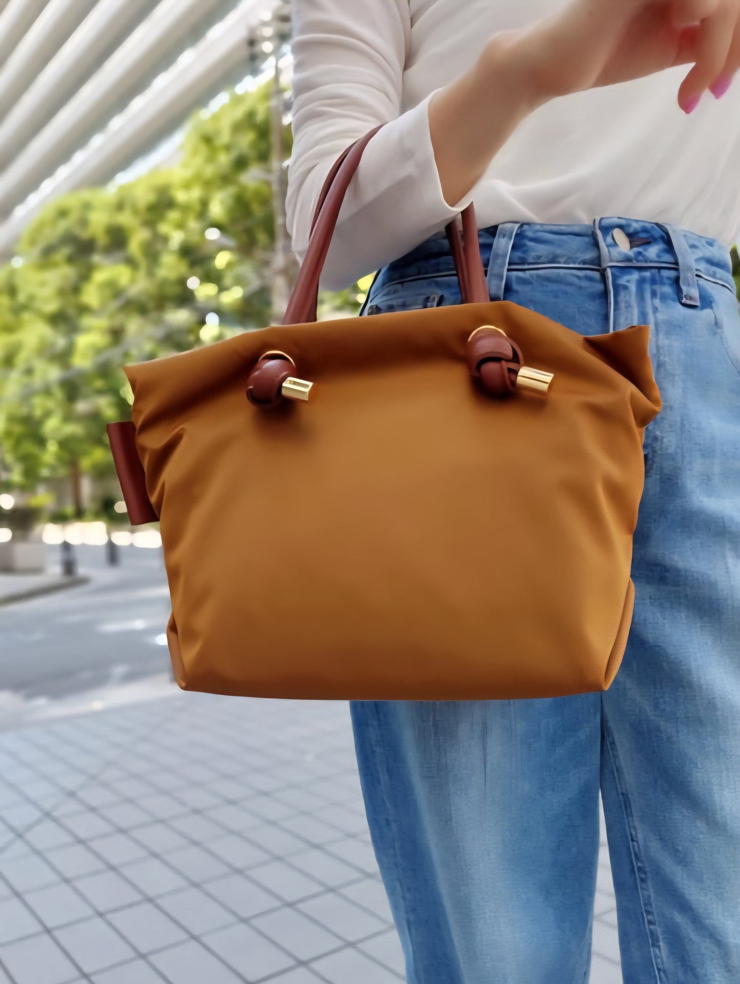 VIOLADORO ノットハンドルトートバッグ