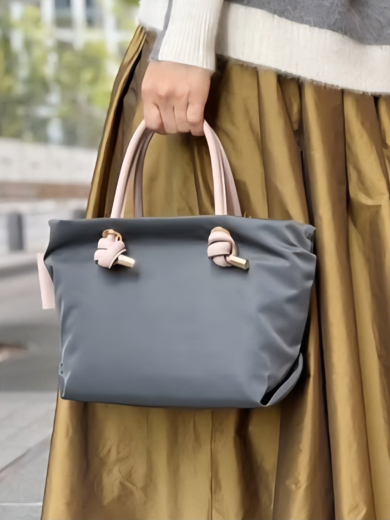 VIOLADORO ノットハンドルトートバッグ