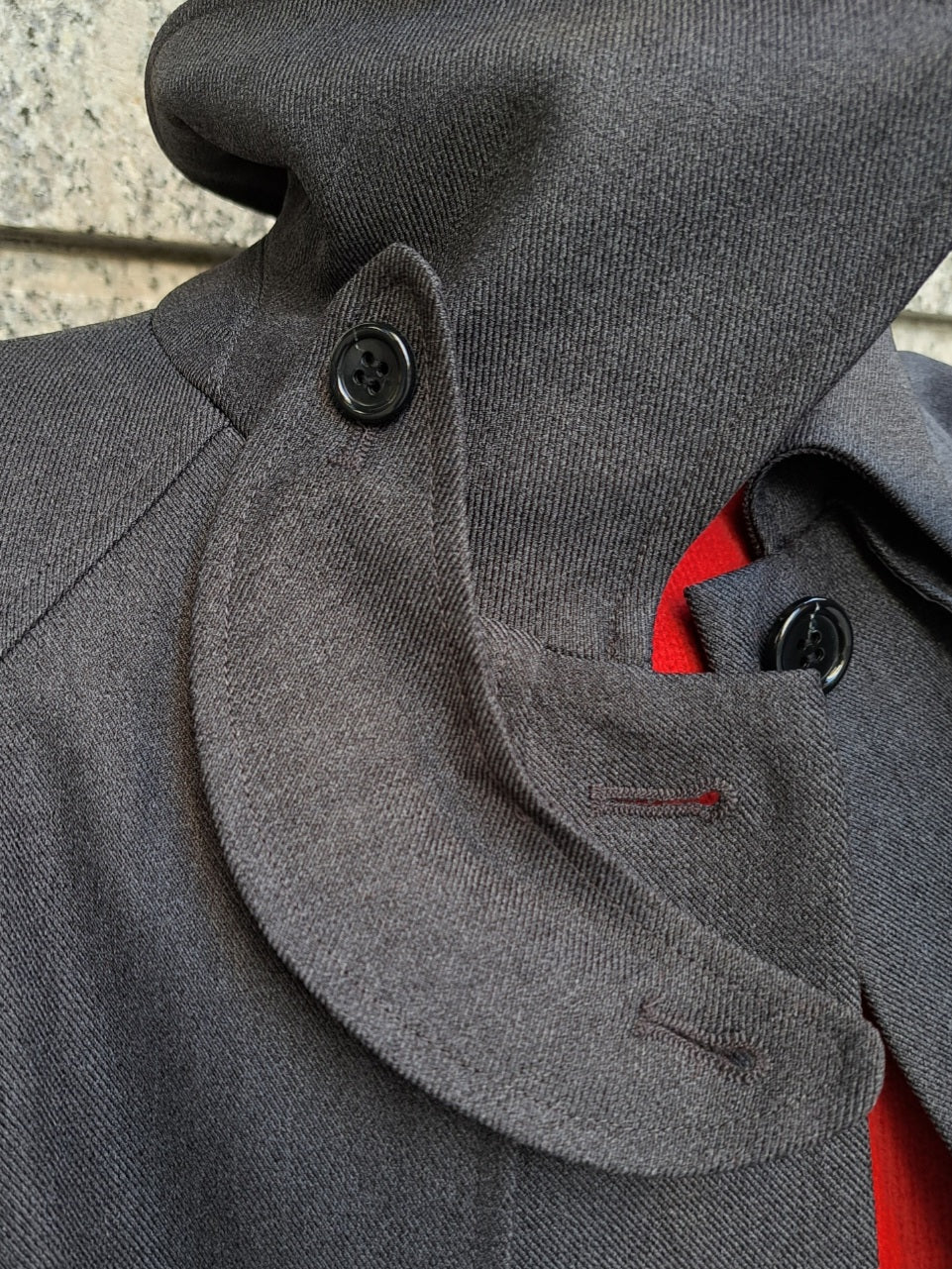 trois　ウールライクカルゼロングコート