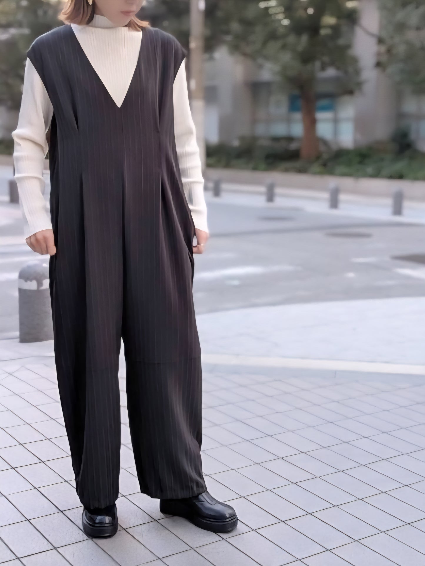 STELLA CIFFON　ウーリッシュツイル２WAYオールインワン