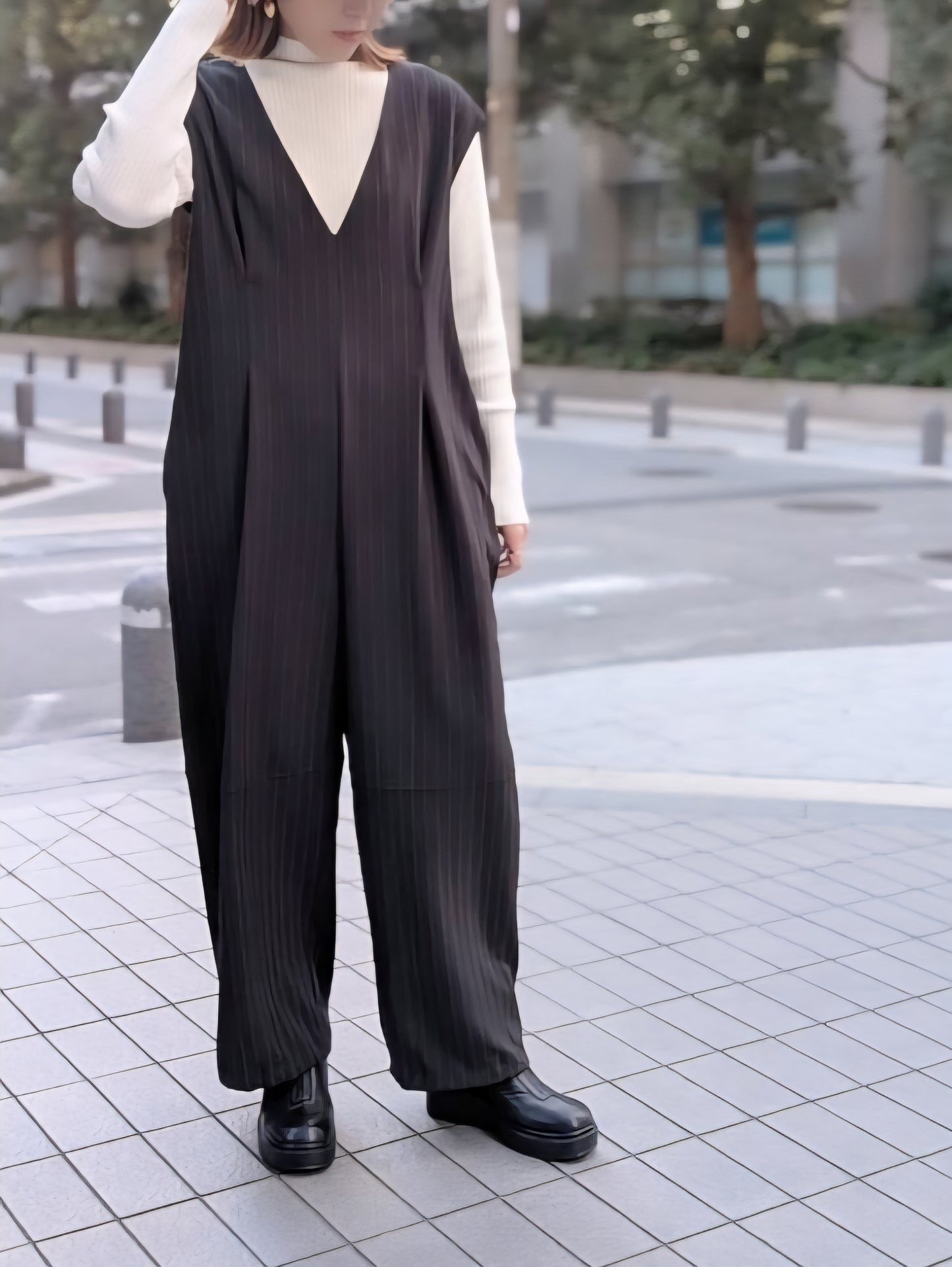 STELLA CIFFON　ウーリッシュツイル２WAYオールインワン