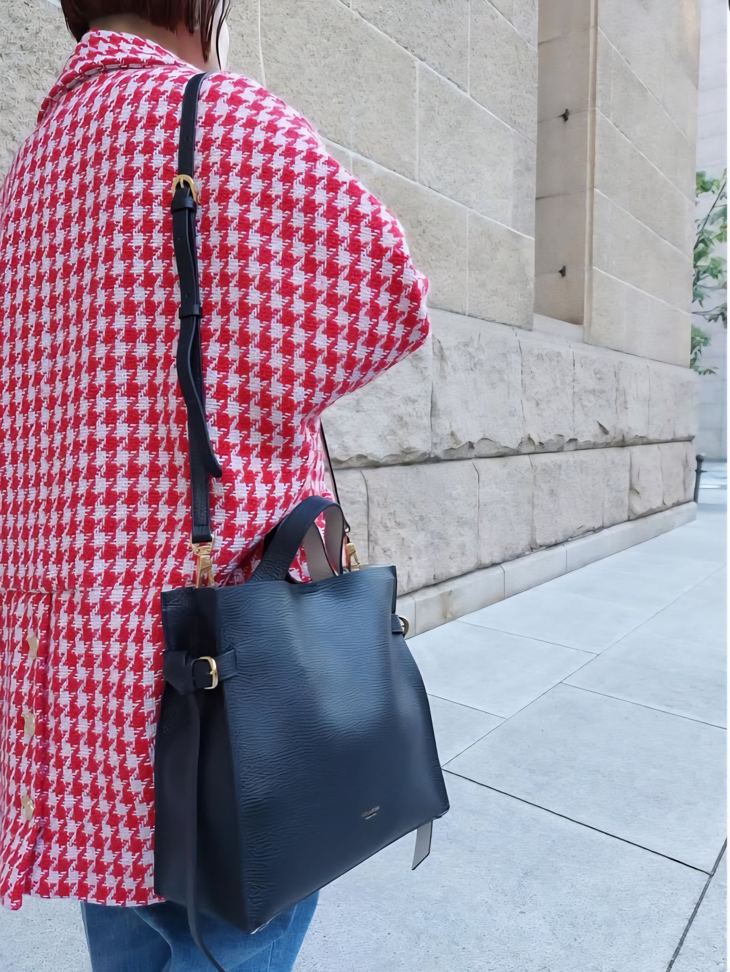 VIOLADORO　サイドベルトレザートート