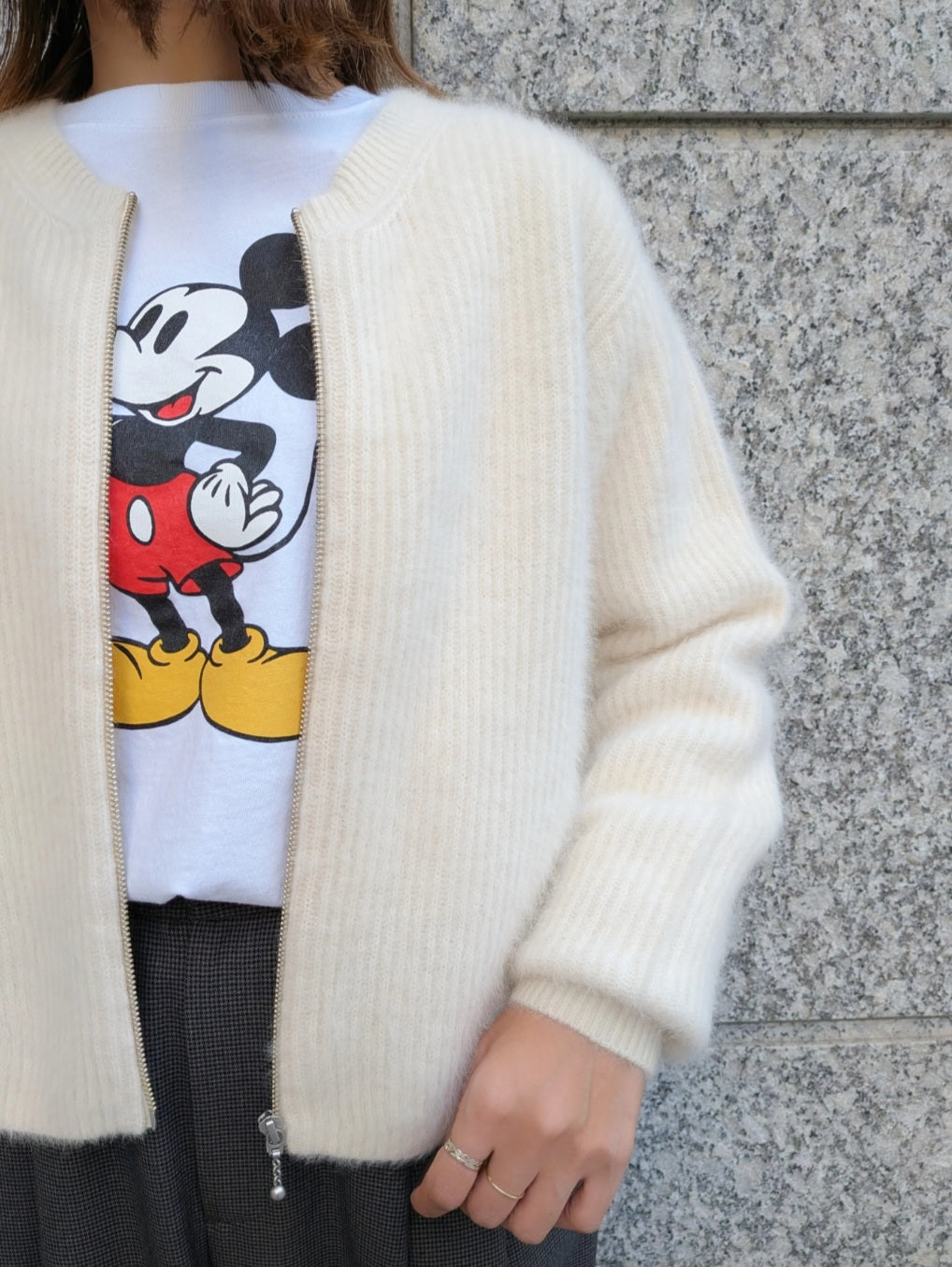 LILLY LYNQUE フォックスカシミアショートZIPカーディガン – TORAYA