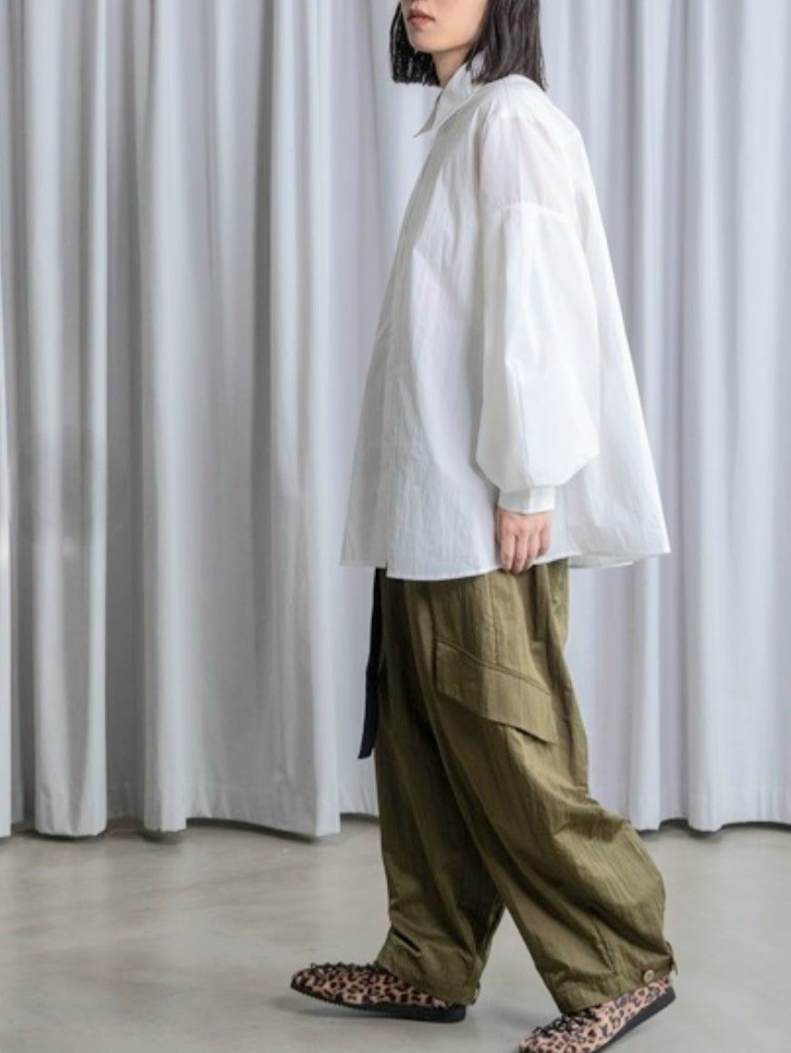 MARECHAL TERRE  ふわ袖ルーズデザインシャツ