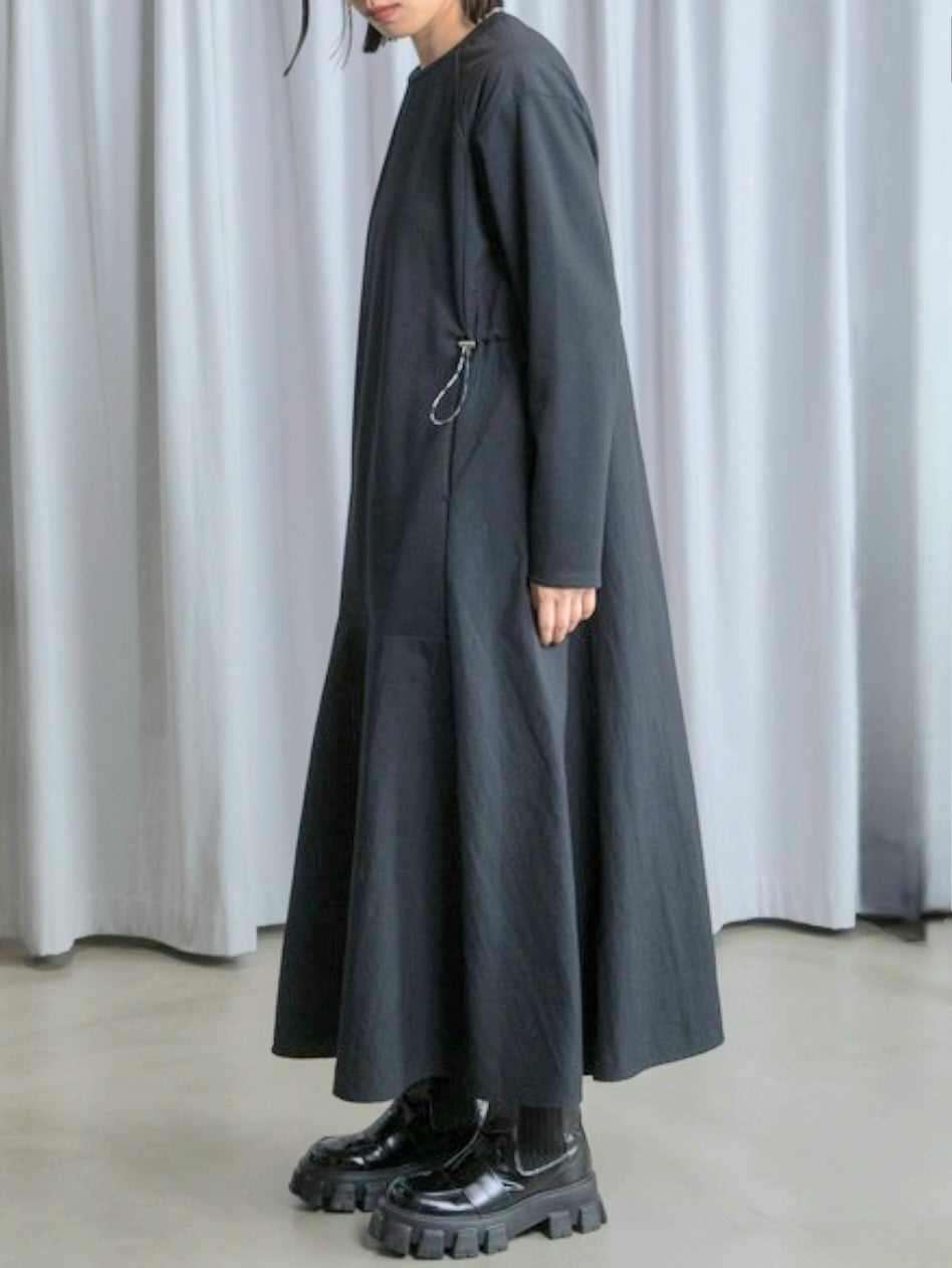 MARECHAL TERRE　異素材MIXドッキングワンピース