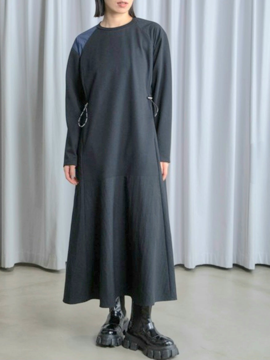 MARECHAL TERRE　異素材MIXドッキングワンピース
