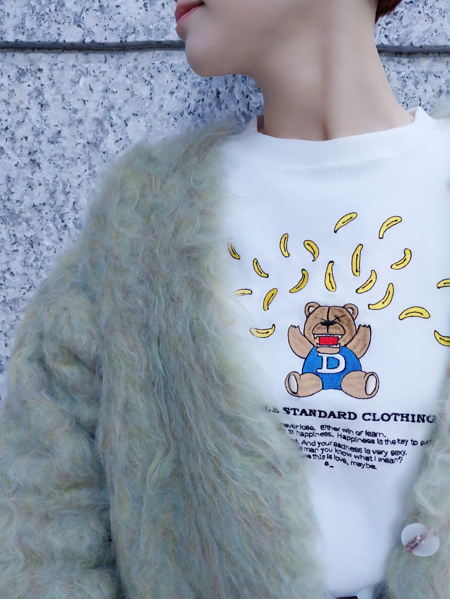 DOUBLE STANDARD CLOTHING バナナベアフライスロンT