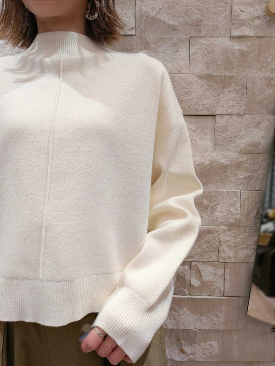 【SALE】SUGAR ROSE　ハイネック２WAYもちもちニット