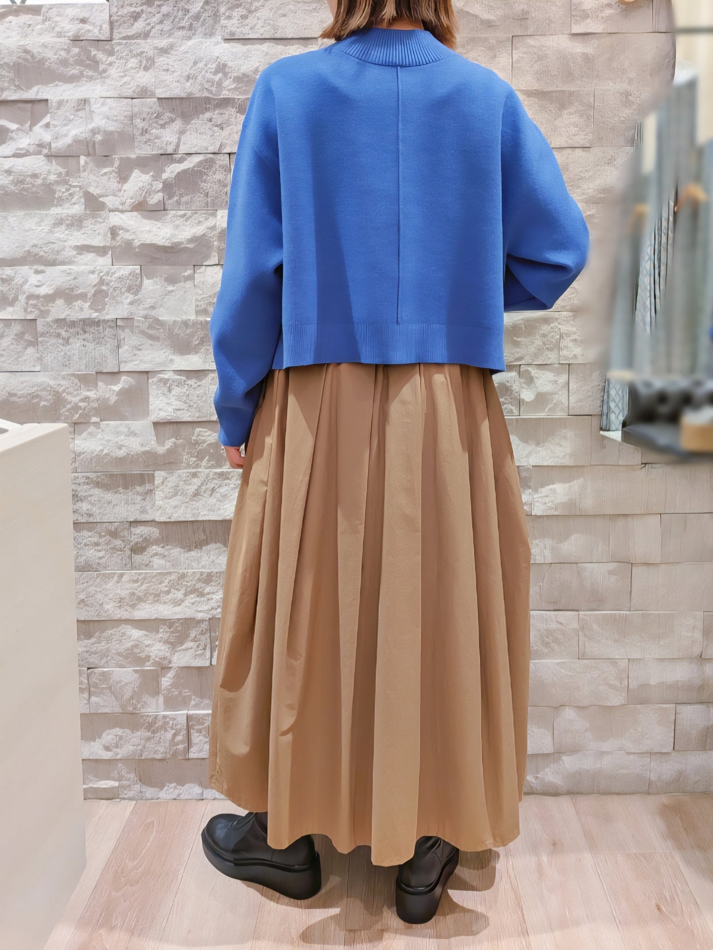 【SALE】SUGAR ROSE　ハイネック２WAYもちもちニット