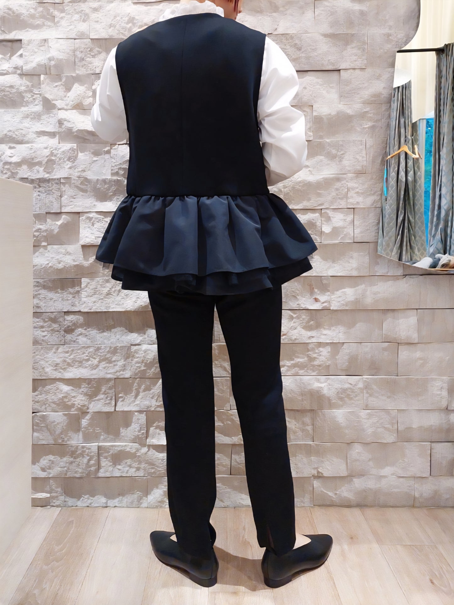 BEATRICE ダンボールバックスリットテーパードパンツ