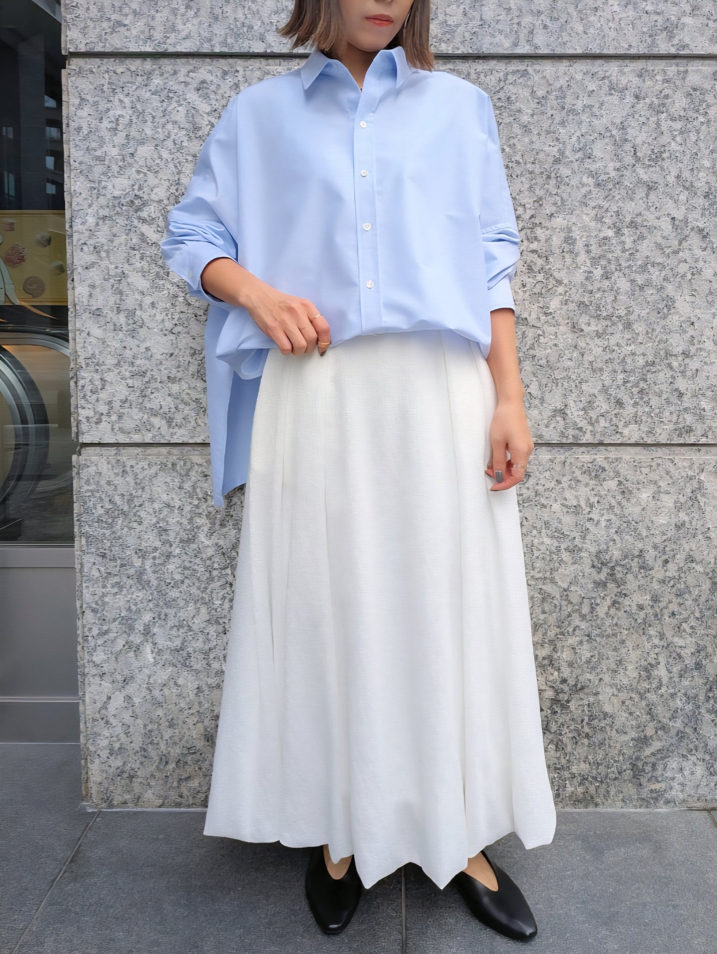 BRAHMIN コットンオックスフォードBIGサイズシャツ