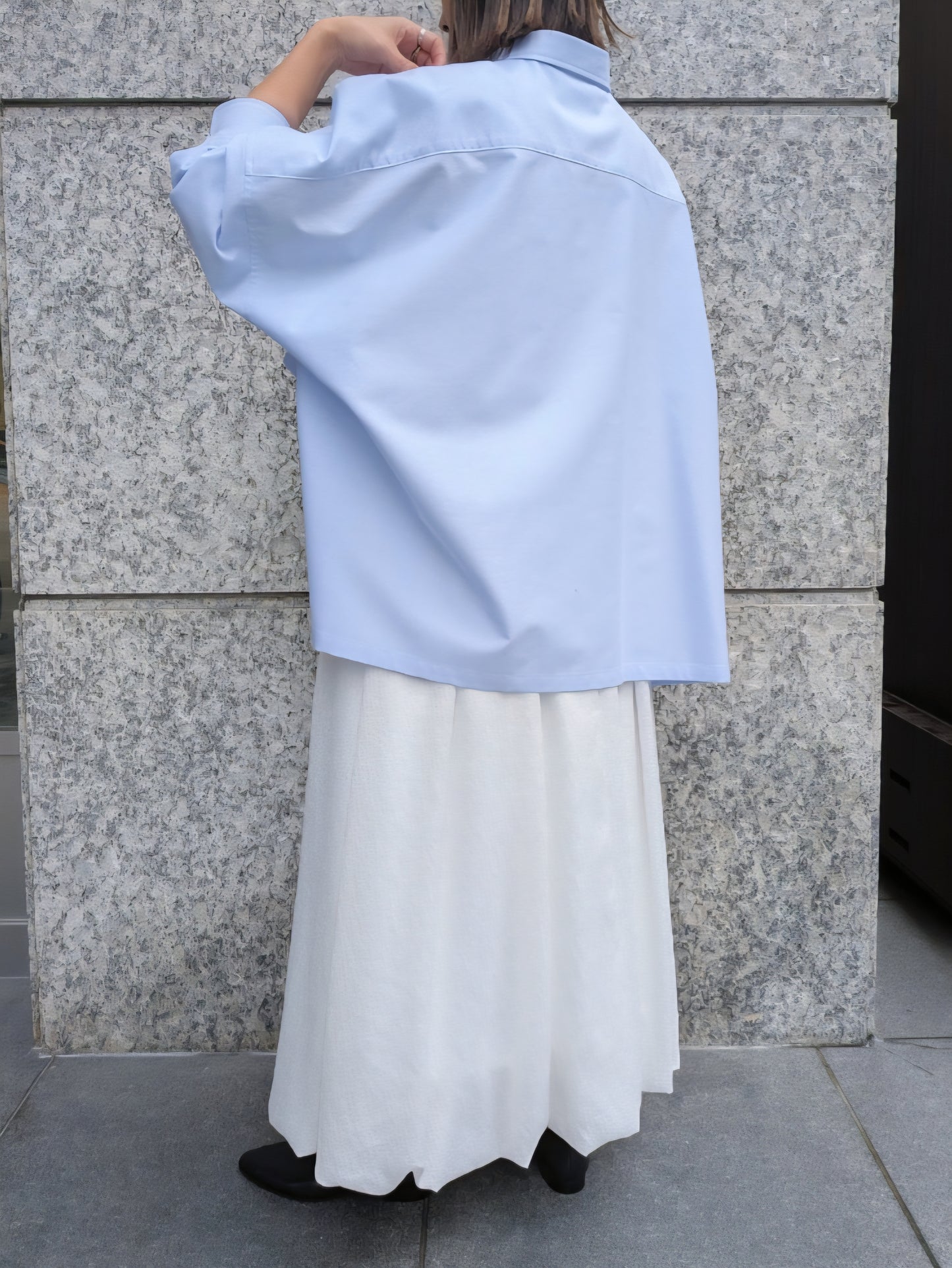 BRAHMIN コットンオックスフォードBIGサイズシャツ