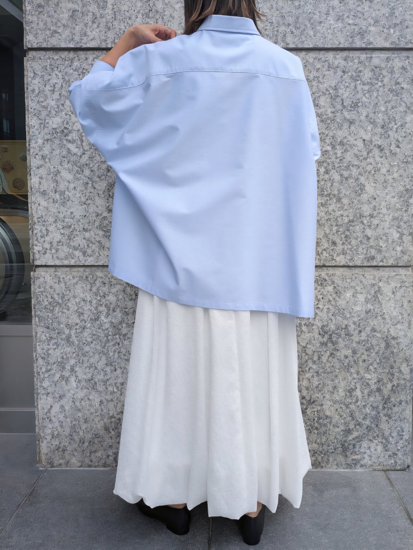 BRAHMIN コットンオックスフォードBIGサイズシャツ