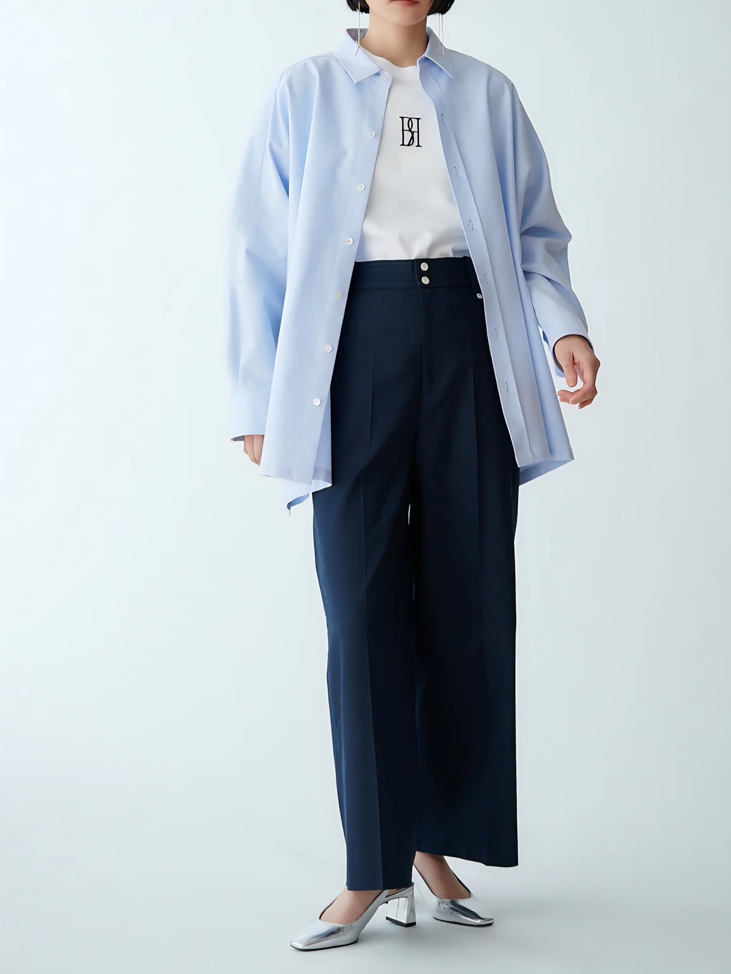 BRAHMIN コットンオックスフォードBIGサイズシャツ