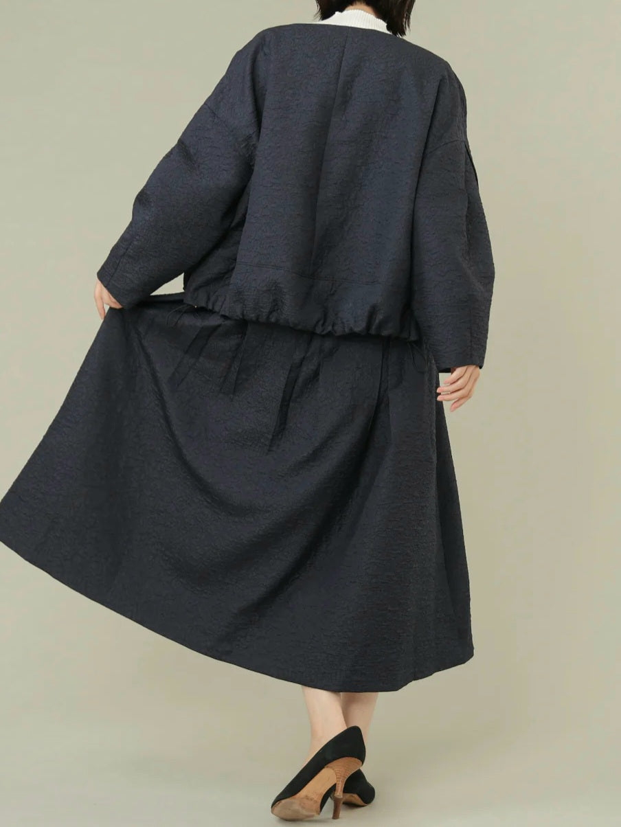 trois　ふくれジャガードスピンドルふんわりスカート